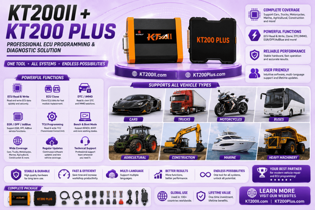 KT200II OBD Programming Guide for Safe ECU Reading and Writing