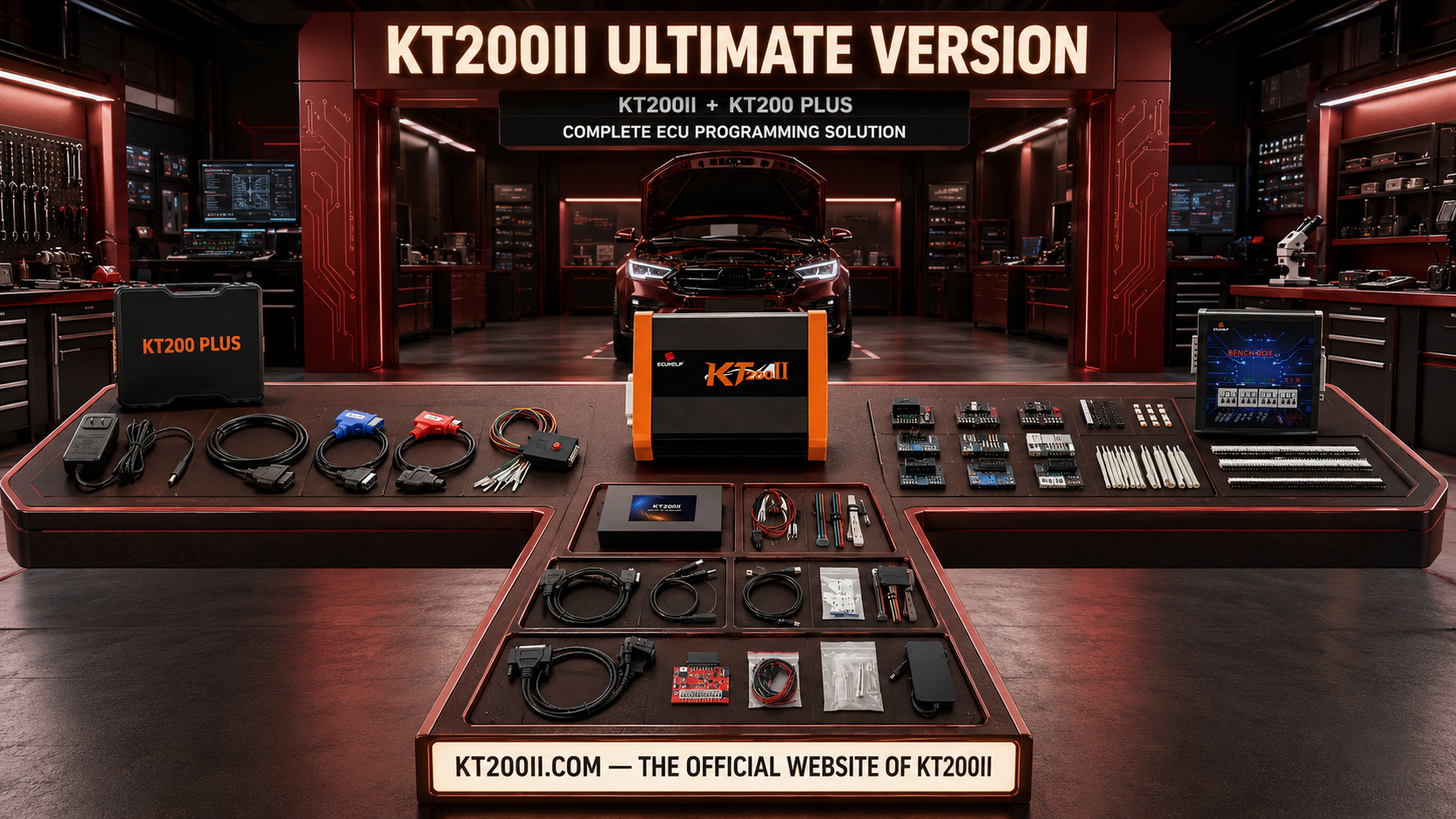 KT200II Bosch EDC7UC31 ECU programming with MPC561/562, Bench Mode and JTAG backup