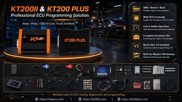 KT200II Continental SID ECU programming guide for OBD Bench Boot backup and safe writing
