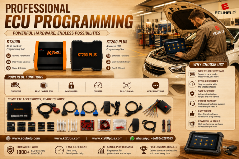 KT200II ECU Programmer supported vehicles and ECU compatibility guide