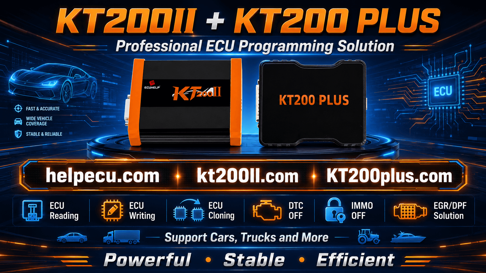 KT200II Boot Mode Programming and ECU Recovery Guide