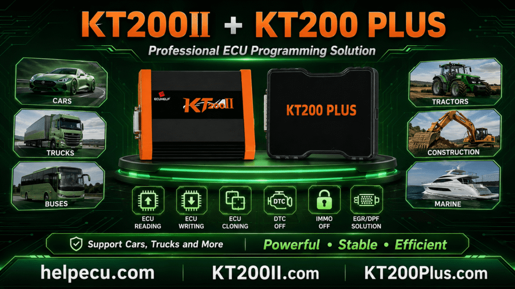 KT200II CAN vs K-Line ECU Communication Guide