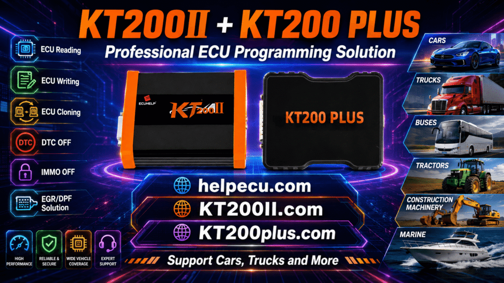 KT200II ECU Pinout Identification and Bench Wiring Guide