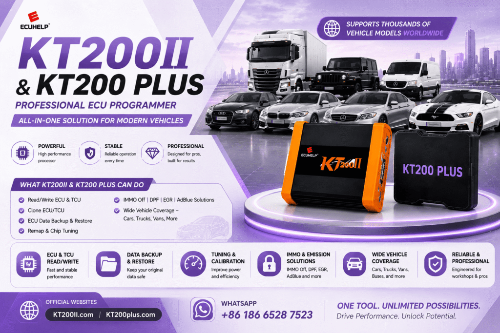 KT200II Original ECU File Matching and Stock File Verification Guide