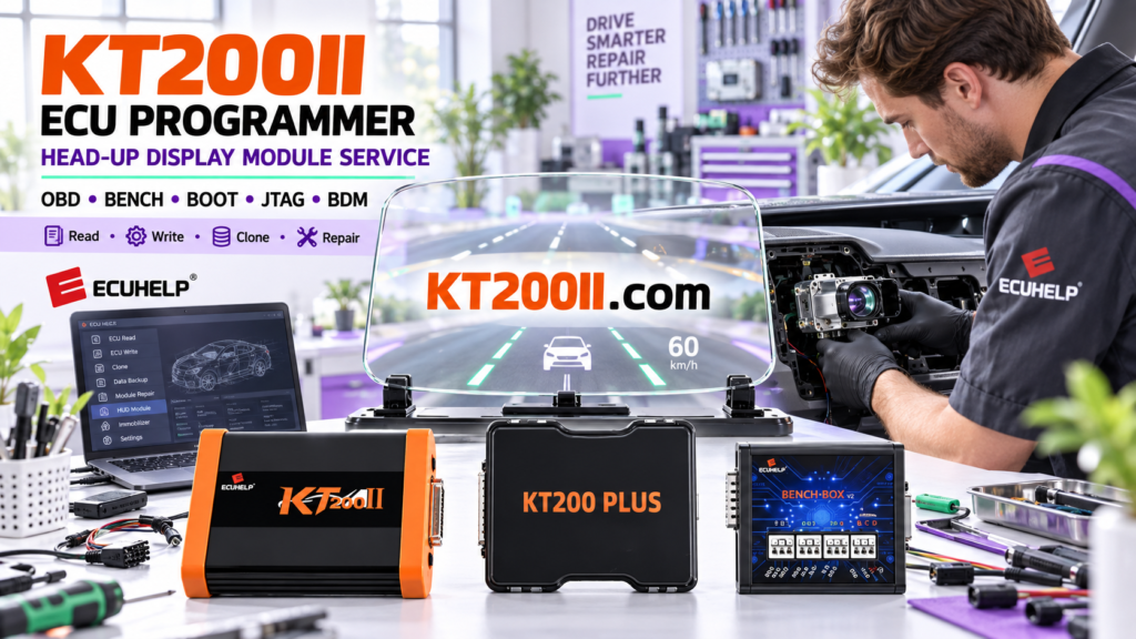 KT200II ECU Programmer database and ECU compatibility checking guide
