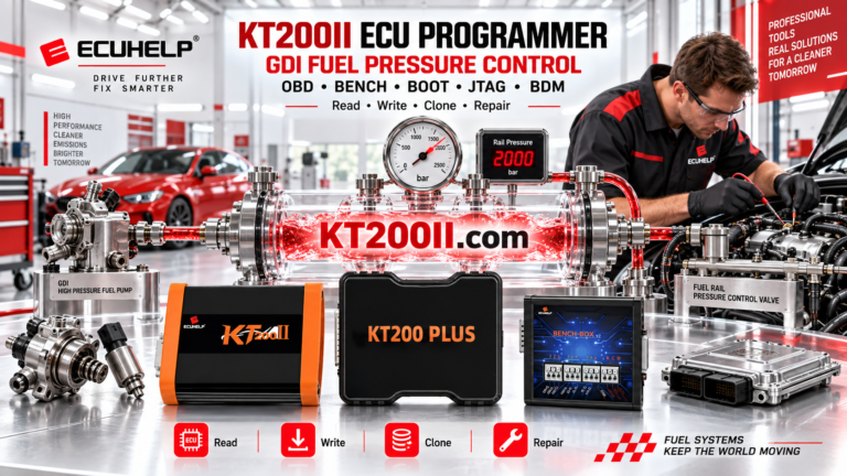 KT200II ECU Programmer ECU file management and backup guide