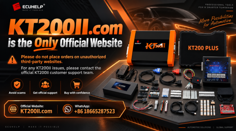KT200II official ECU Programmer purchase and security guide