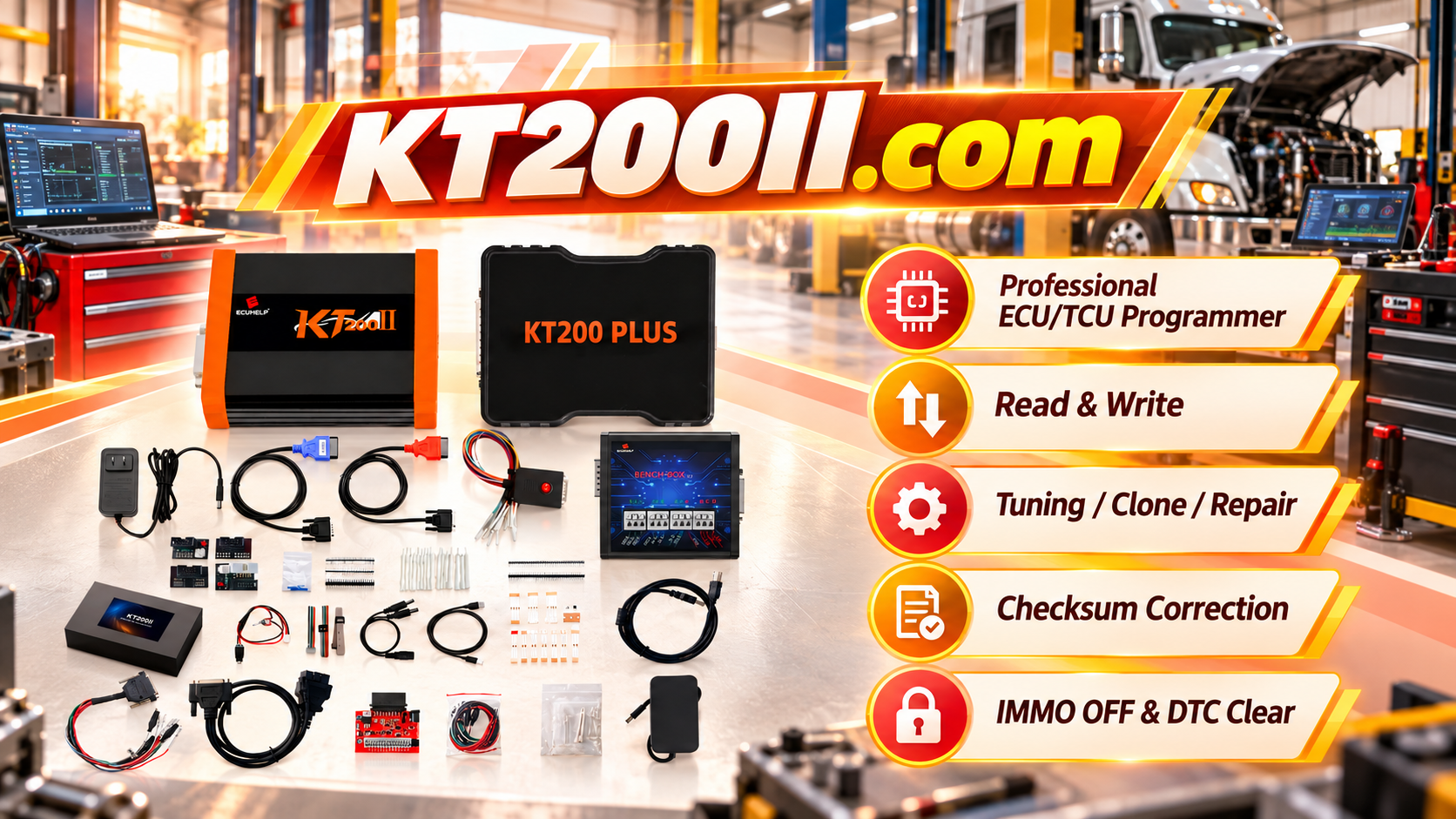 KT200II virtual read and physical ECU read comparison guide